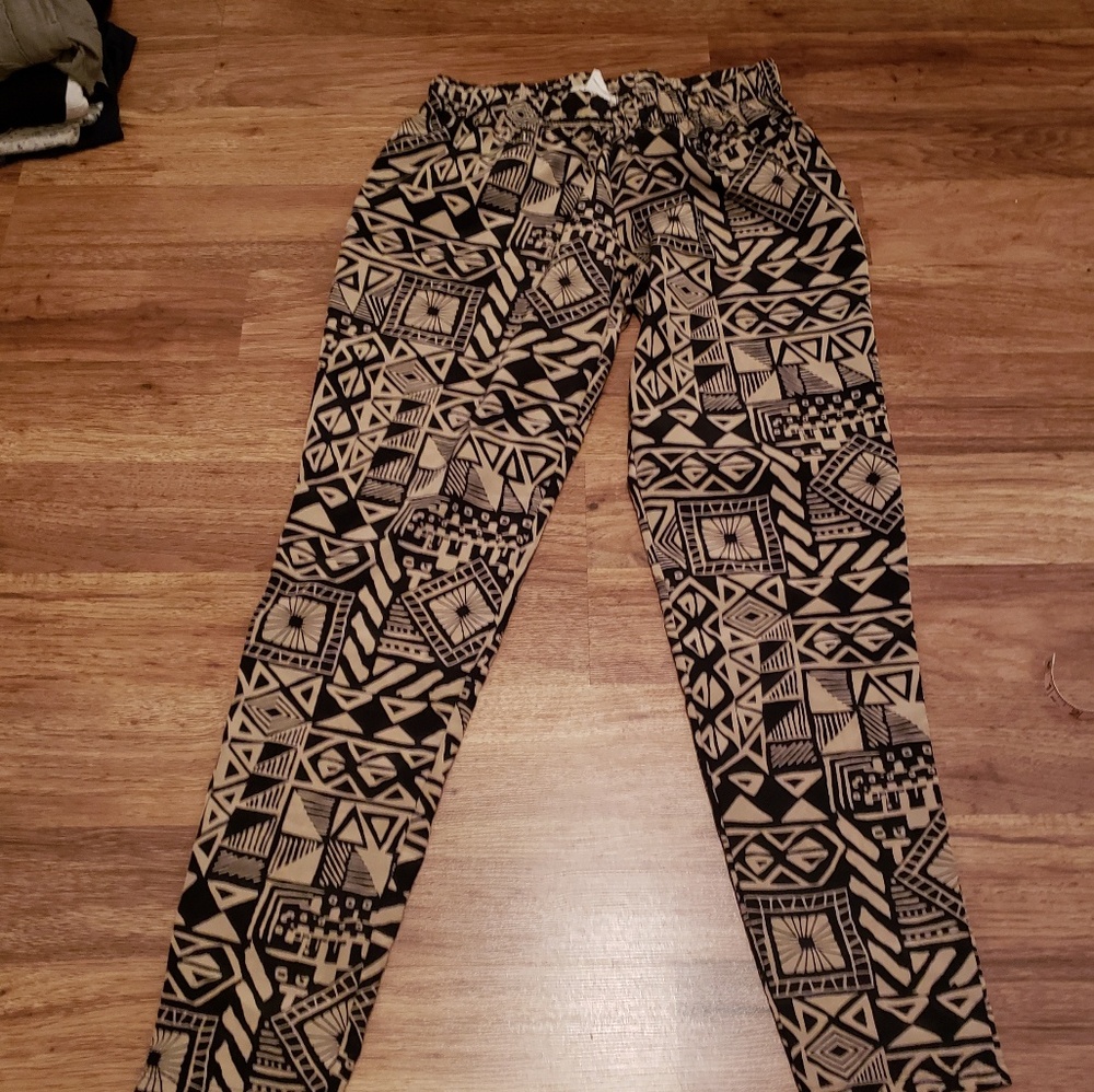 Silk-like pants